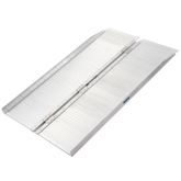 4' L Silver Spring Aluminum Single-Fold Wheelchair Ramp - 600 lb. Capacity