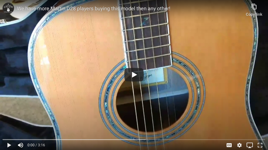 We have more Martin D28 players buying this model then any other!