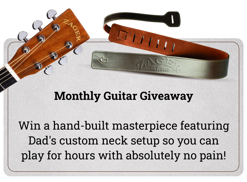 Zager Guitars Giveaway