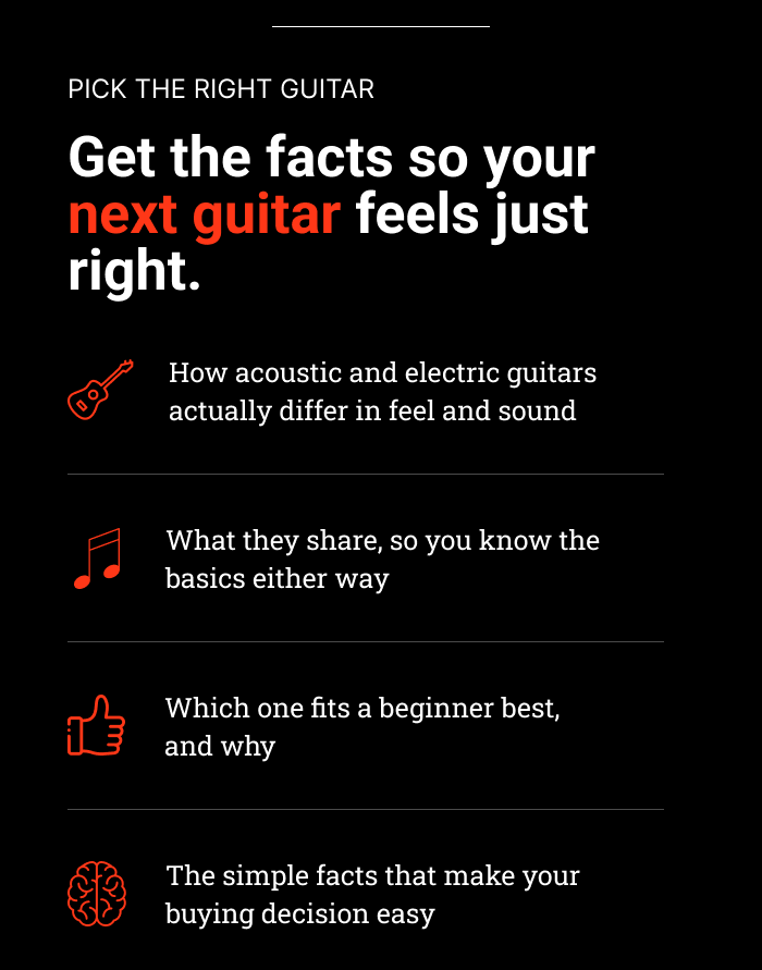 Pick The Right Guitar