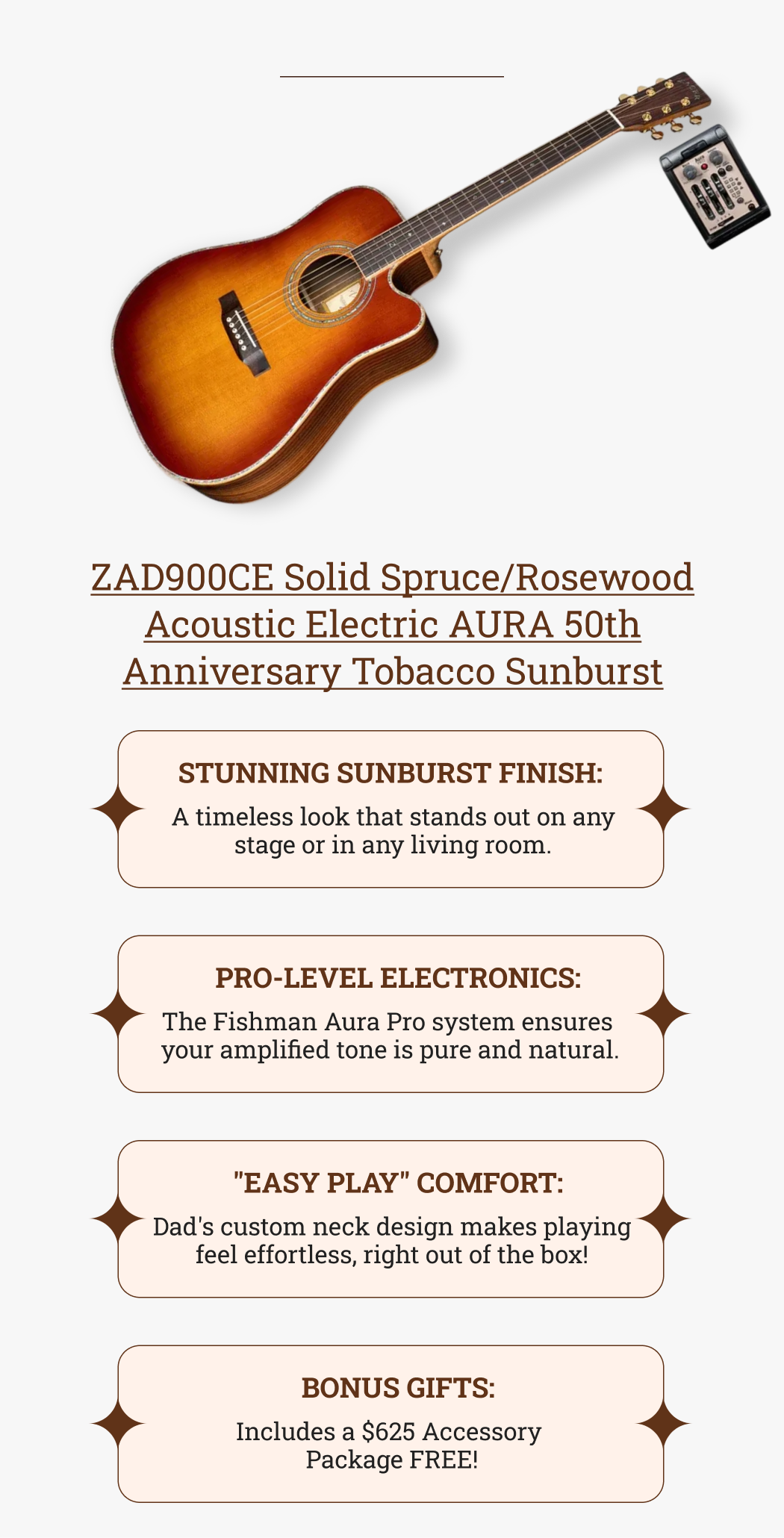 ZAD900CE Sunburst