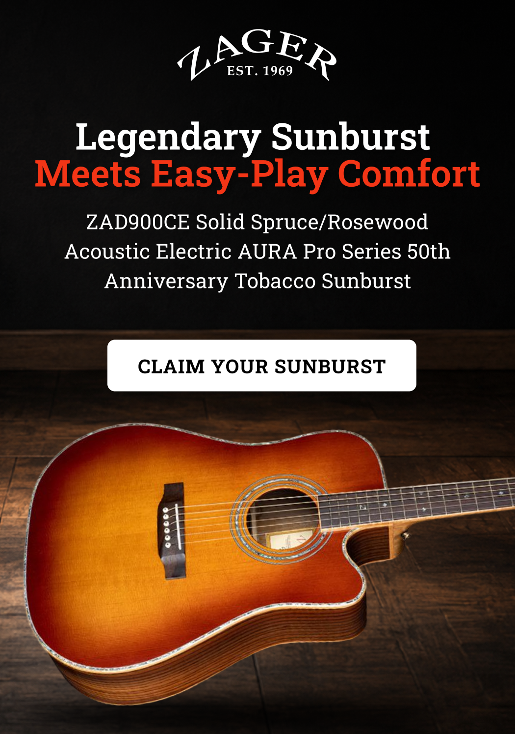 Save $500 on Our Flagship 900CE Sunburst