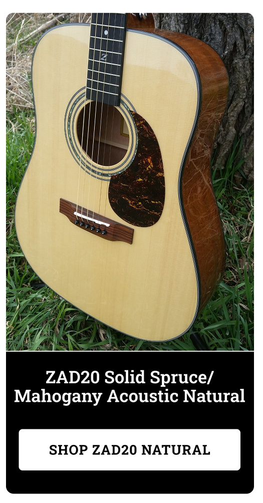 ZAD20 Solid Spruce/Mahogany Acoustic Natural