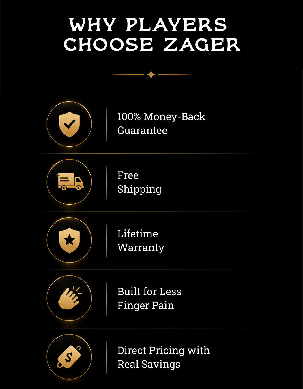 Why Players Choose Zager?