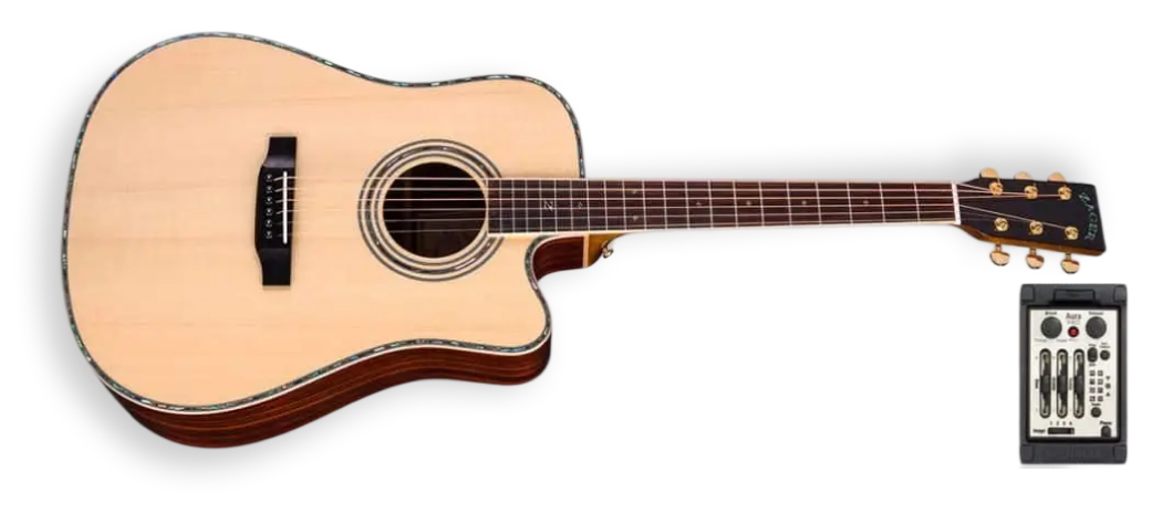 ZAD900CE Solid Spruce/Rosewood Acoustic Electric AURA Pro Series