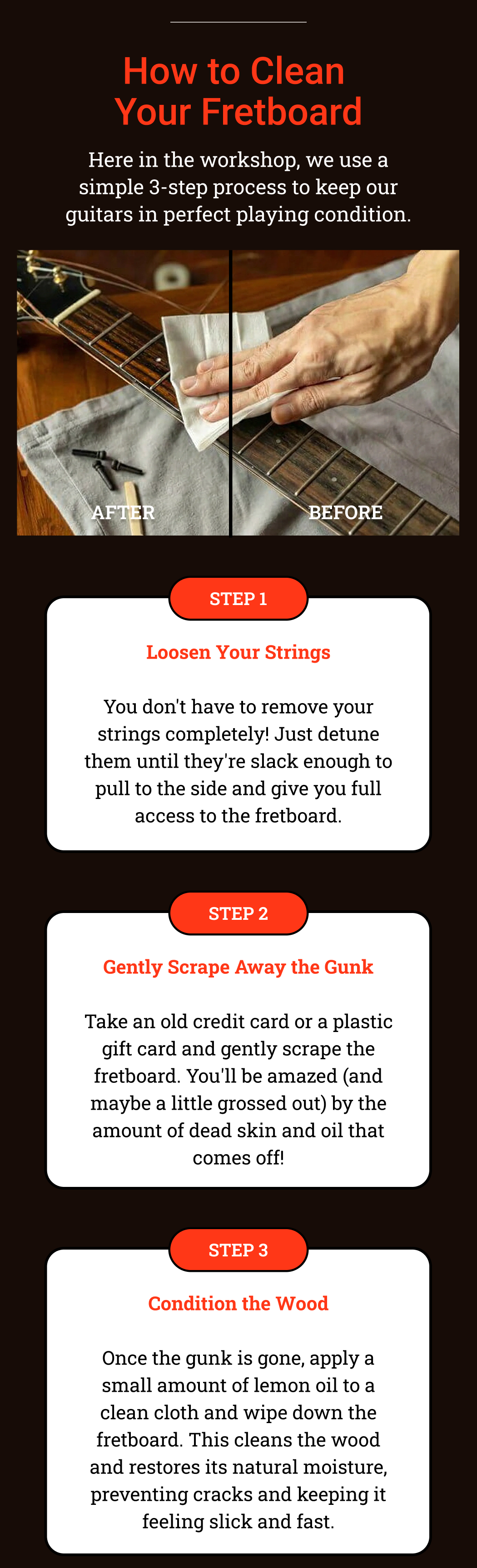 How to Clean Your Fretboard