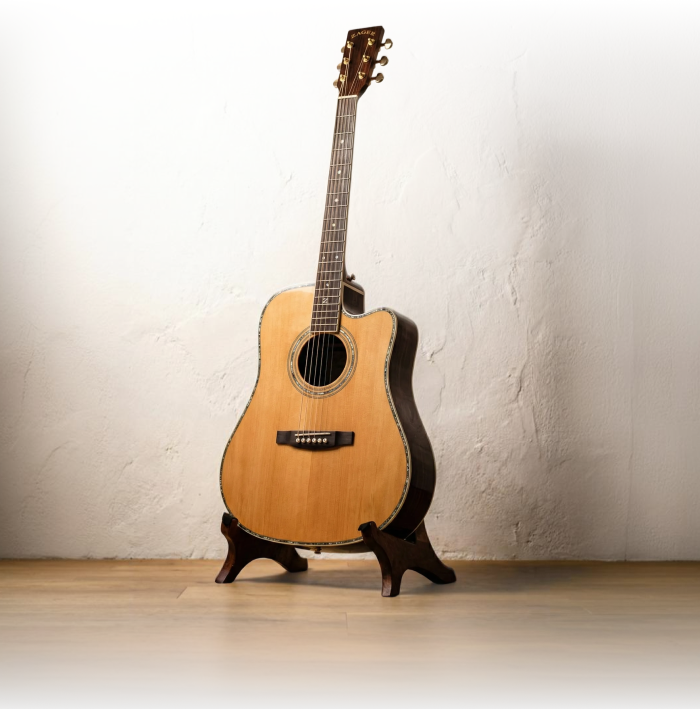 ZAD80CE Solid Cedar/Rosewood Acoustic Electric 