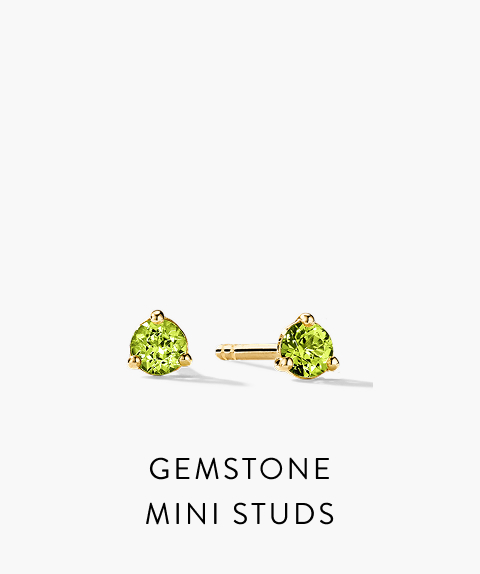 Gemstone Mini Studs.