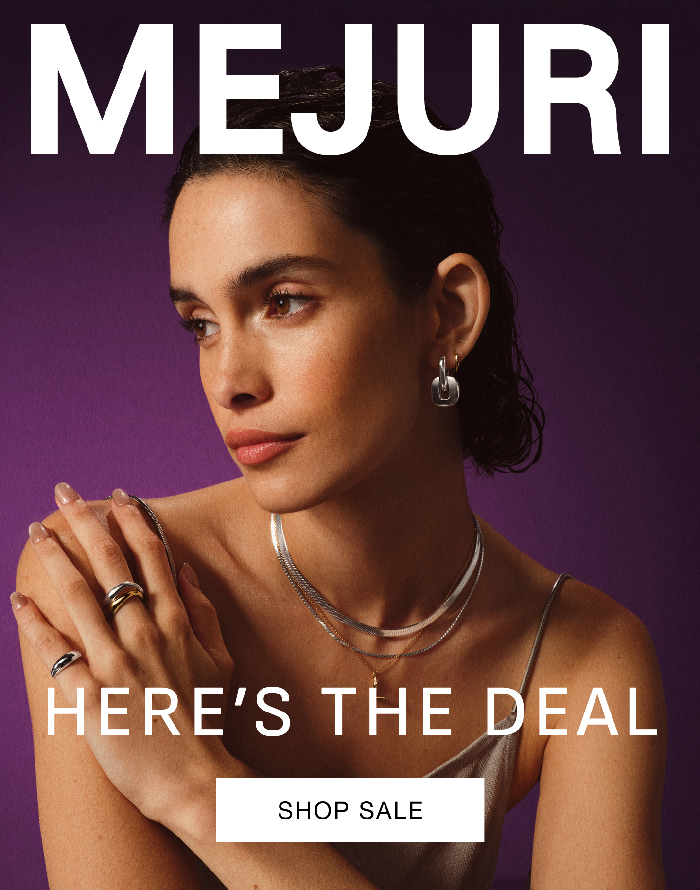 Mejuri. Here's The Deal. Shop Sale.