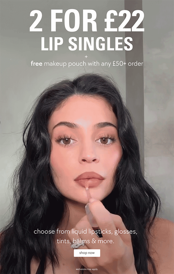 2 for £22 Lip Singles