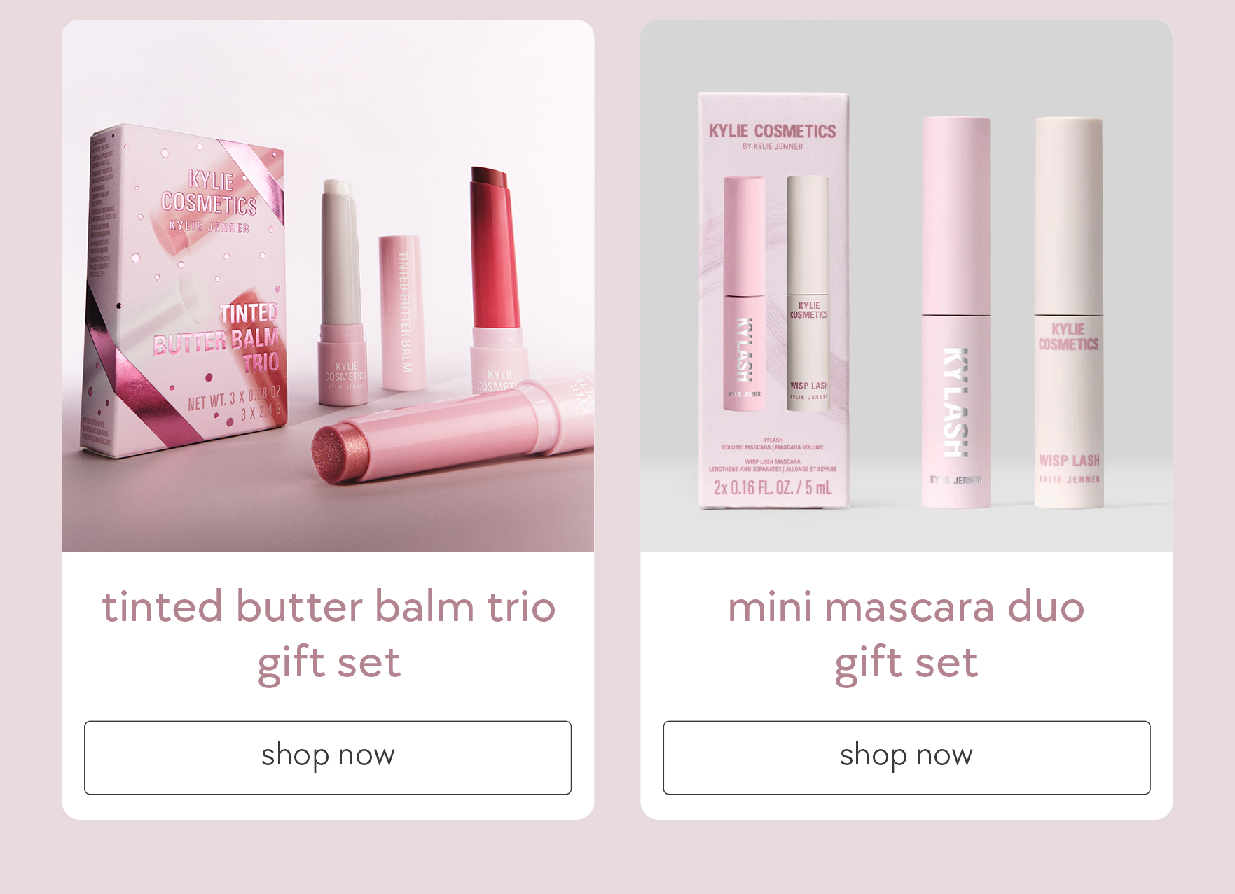 butter balm & mascara