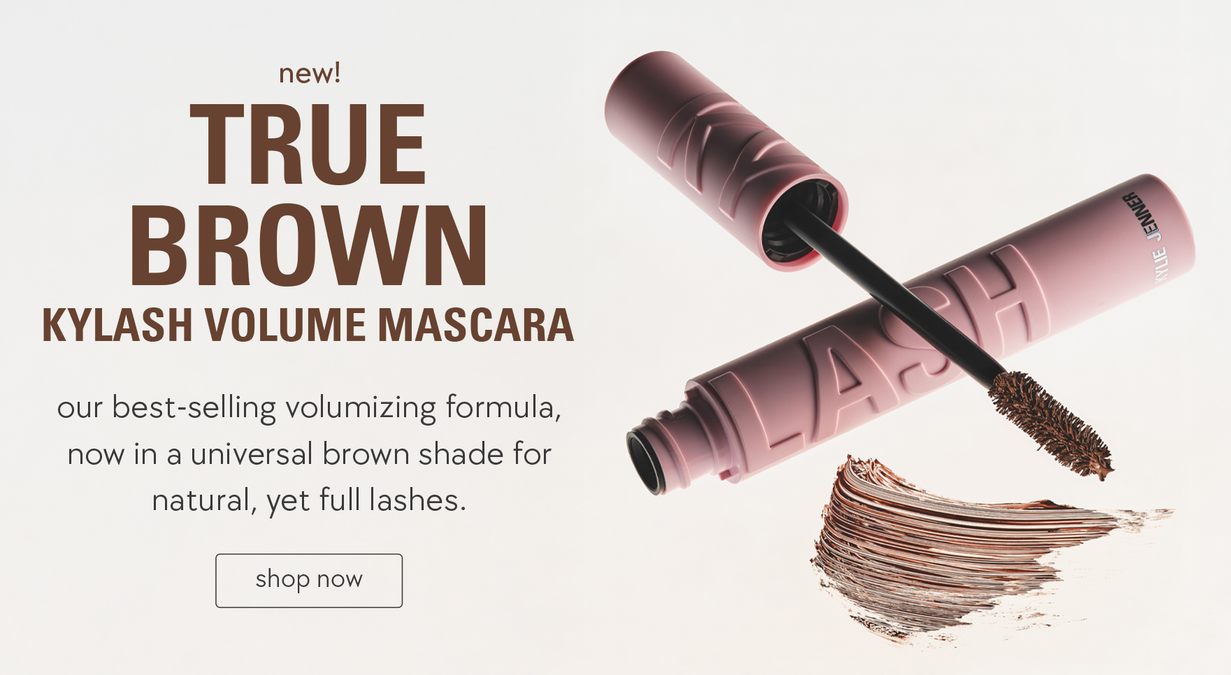 True Brown Kylash Volume Mascara