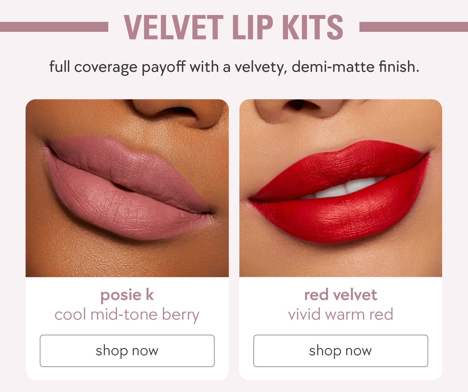 velvet lip kits 