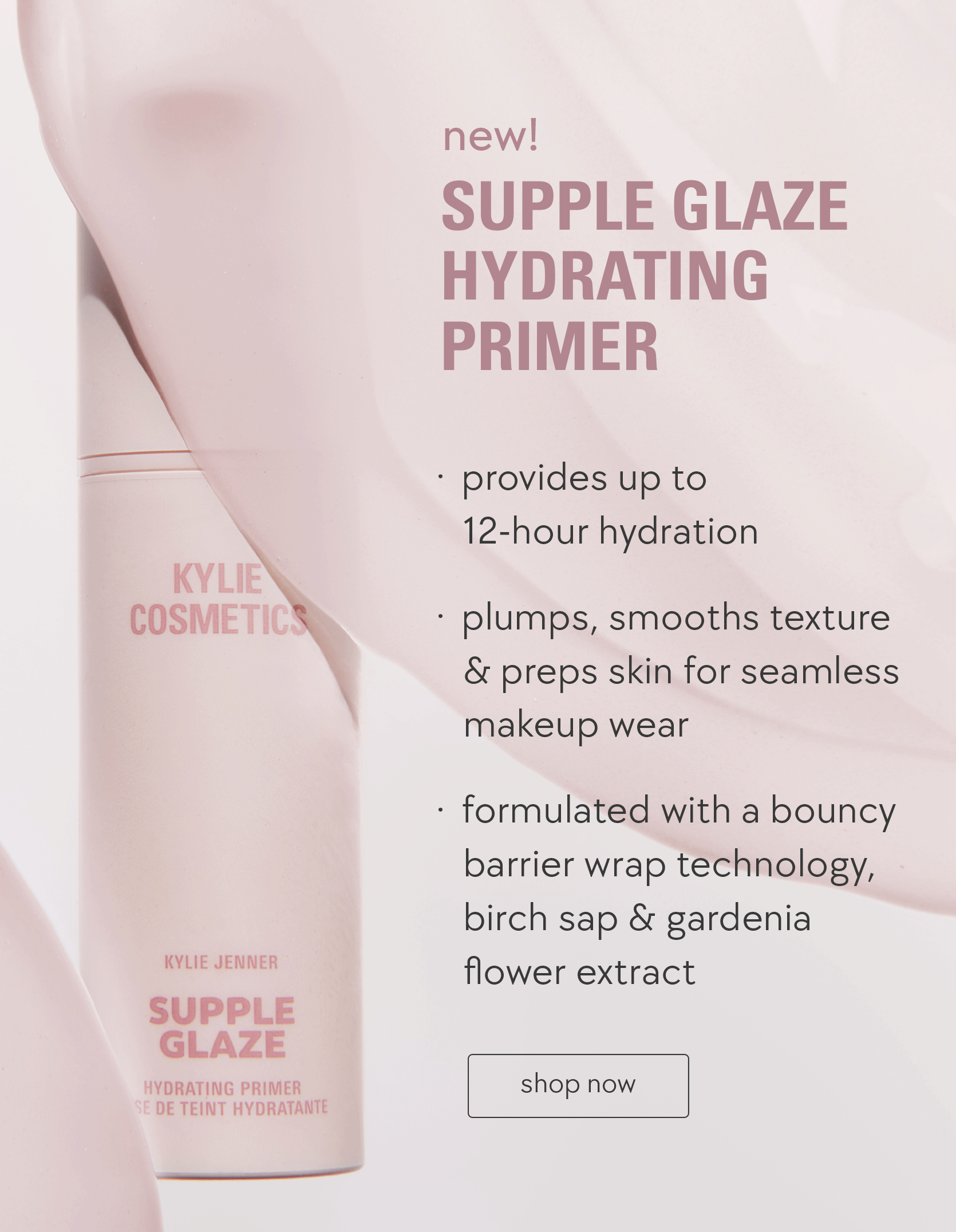 new! supple glaze hydrating primer 