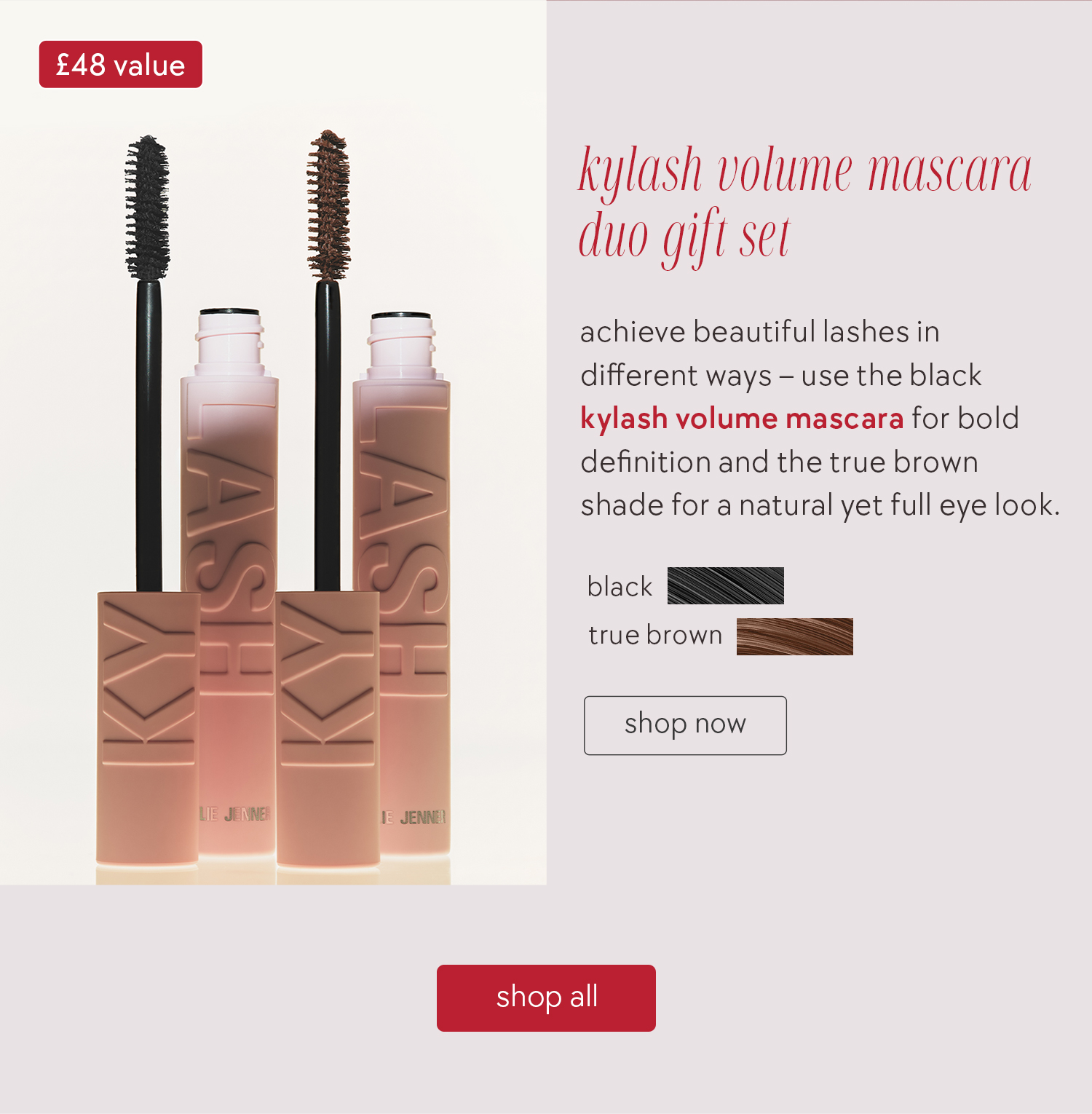 kylash volume mascara duo gift set