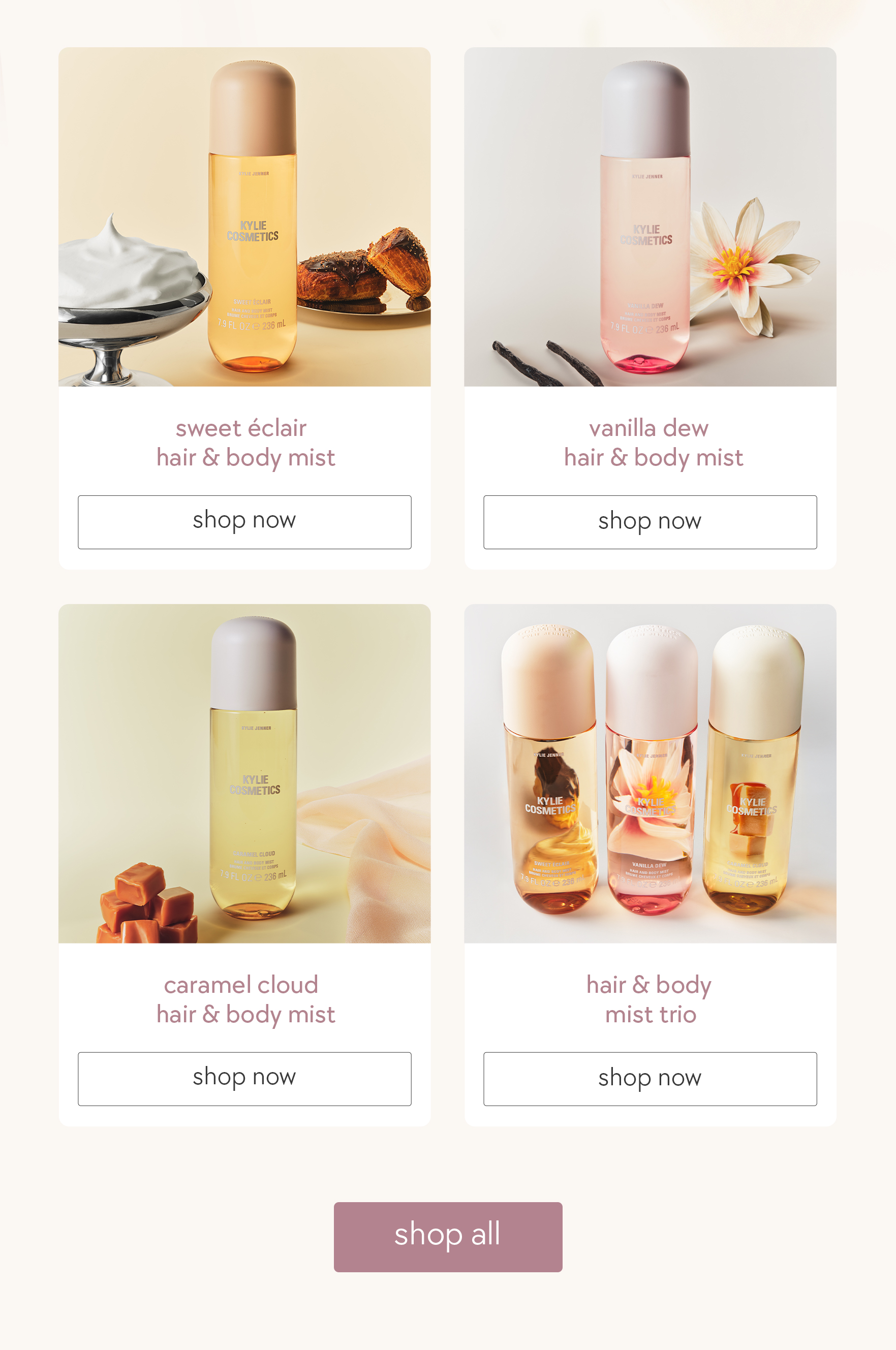 hair & body mists