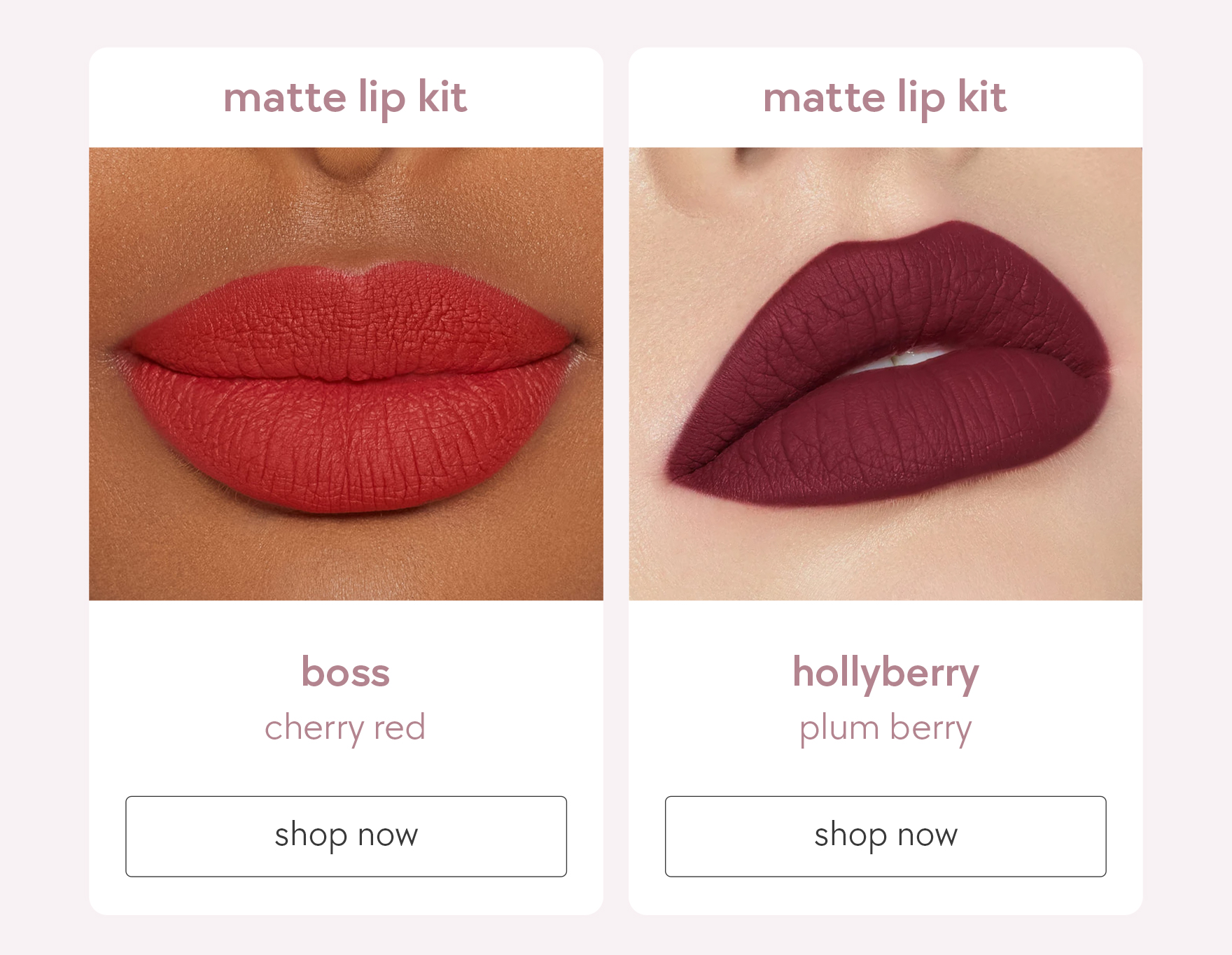 matte lip kit