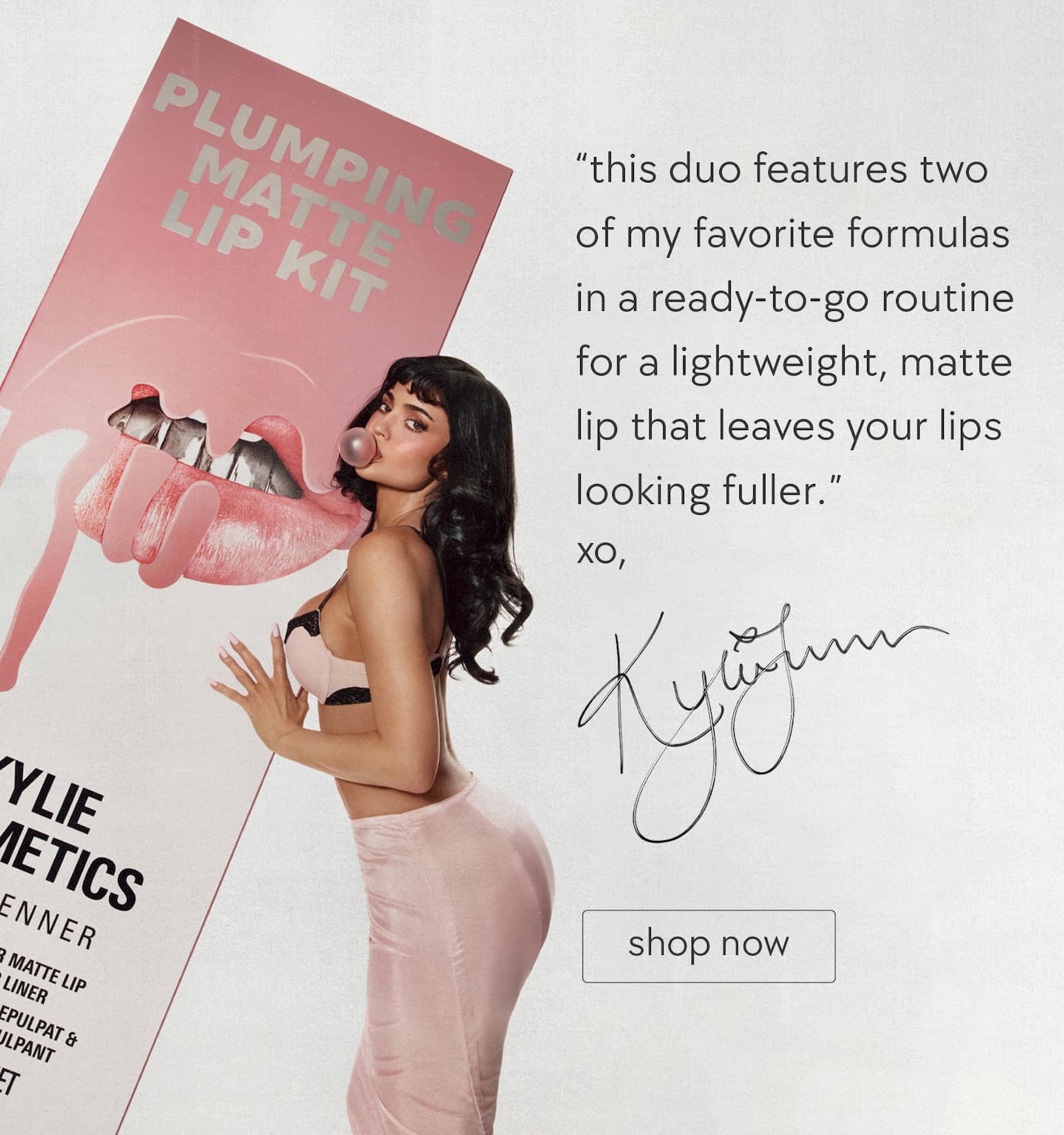 this duo features two of my favorite formulas in a ready-to-go routine for a lightweight, matte lip that leaves your lips looking fuller.