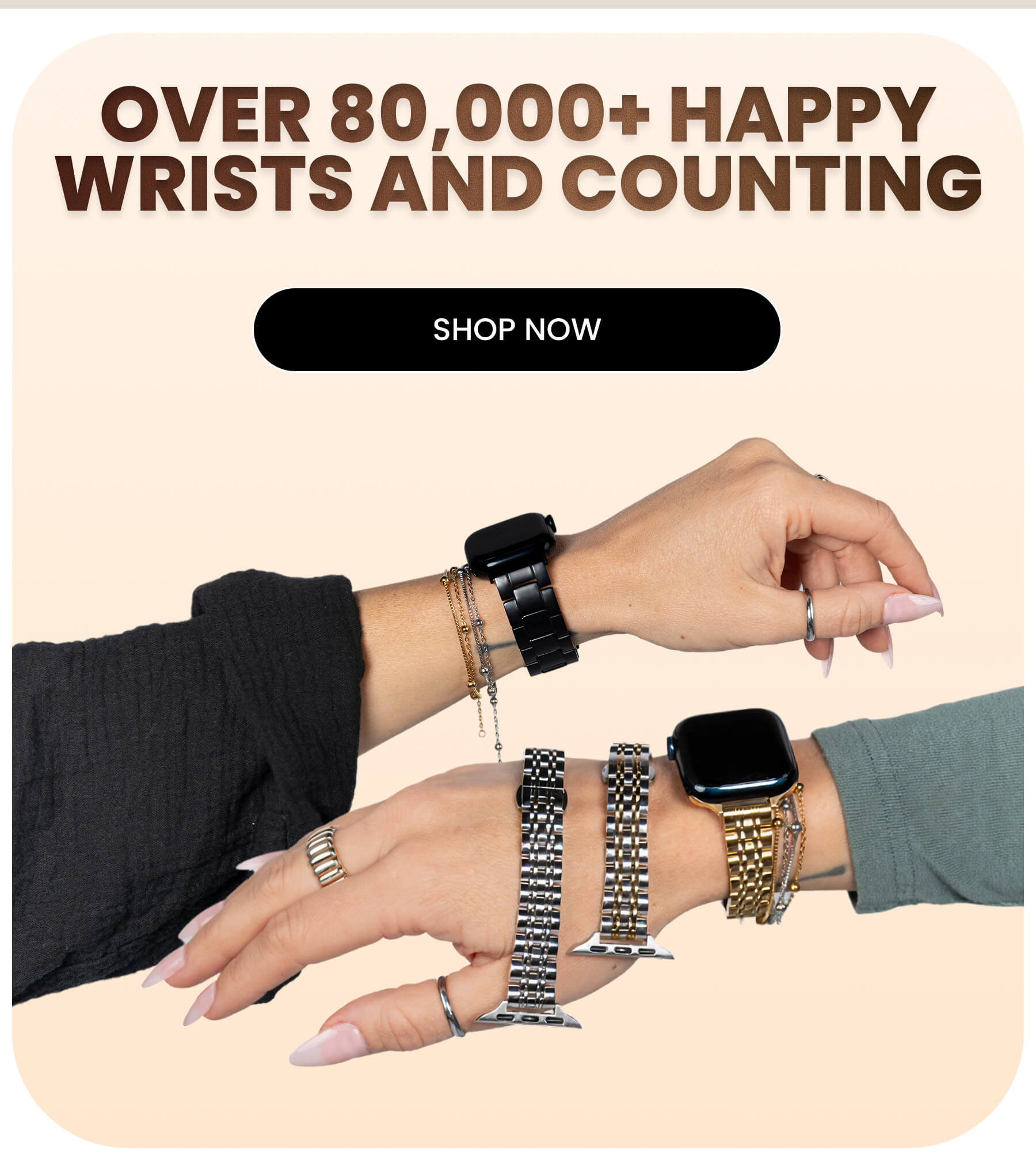 Over 80,000+ Happy Wrist And Counting