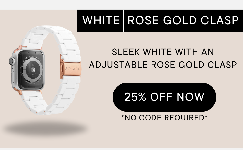 White / Rose Gold