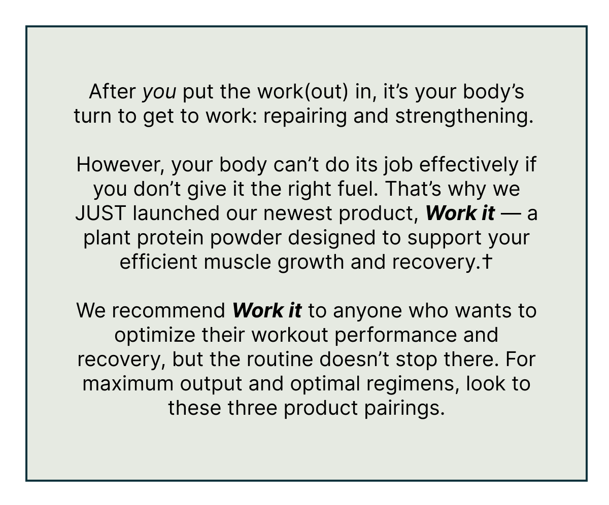 The best bundles for an effective workout Ora Organic