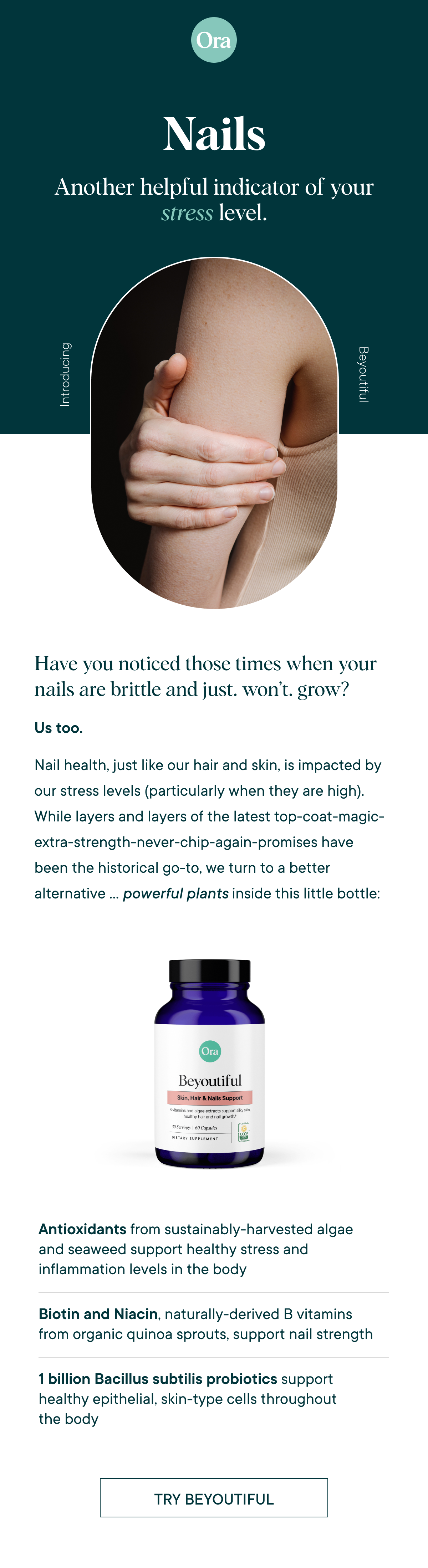 See the results Nail Health Ora Organic