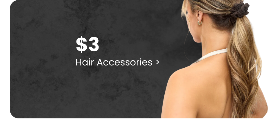 $3 Hair Accessories >