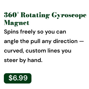 360° Rotating Gyroscope Magnet