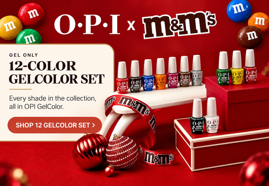 Gel only: 12-Color GelColor Set. Every shade in the collection, all in OPI GelColor.