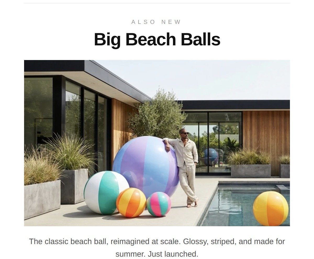 new beach balls