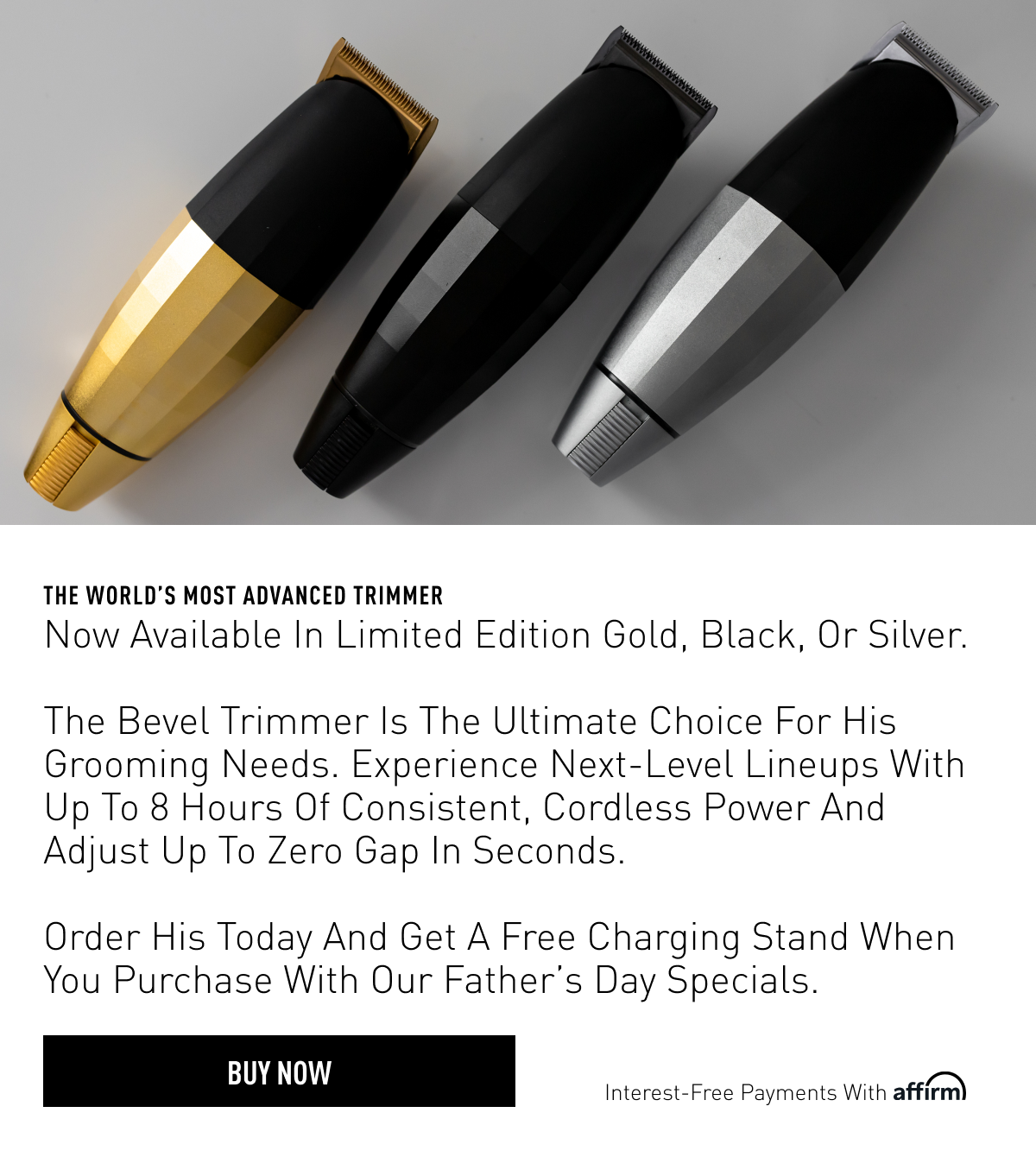 The Best Things Come in 3s Bevel