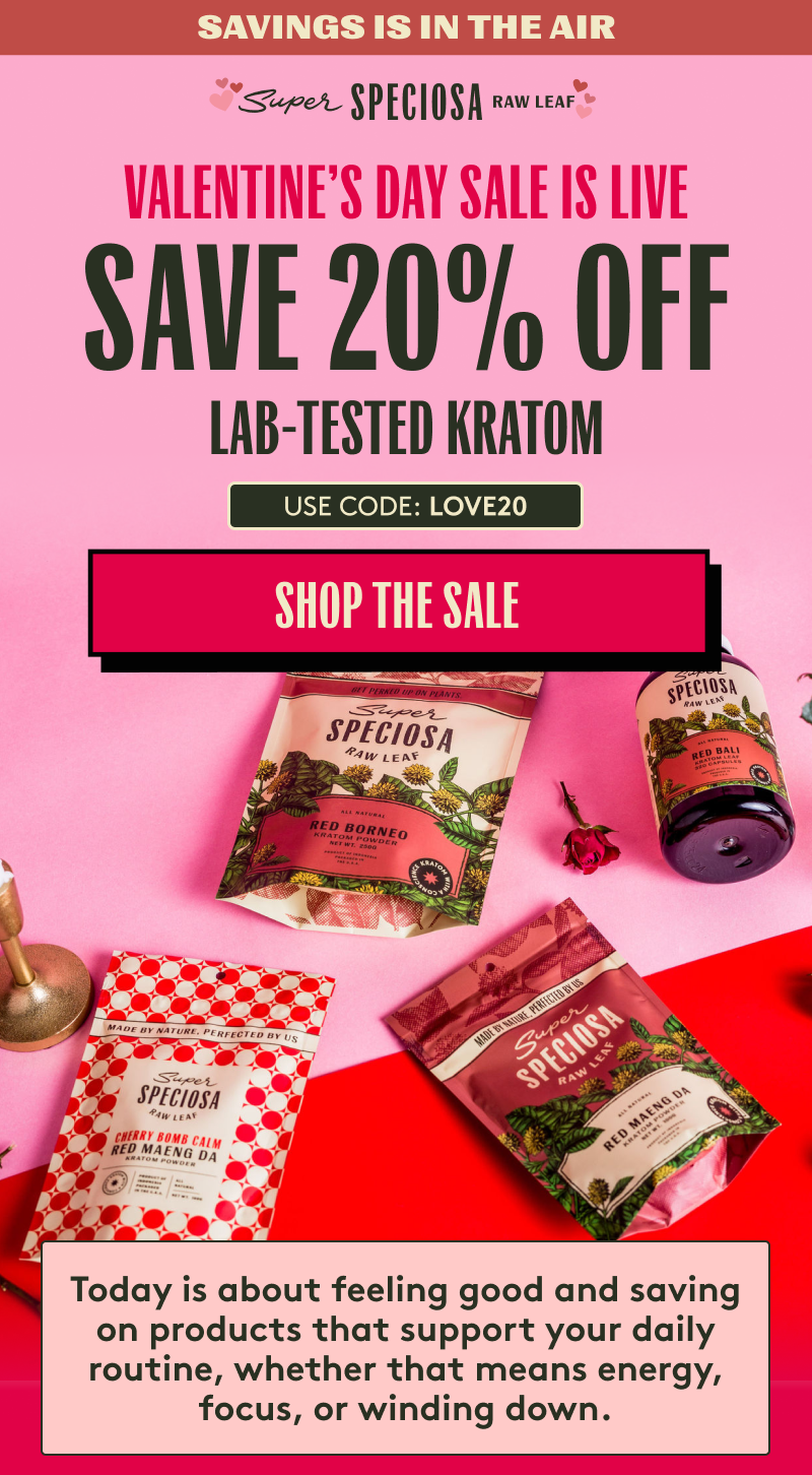 Valentines Day Sale: 20% off