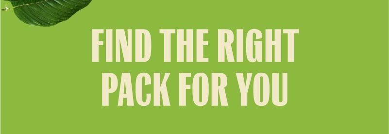 Find The Right Pack For You