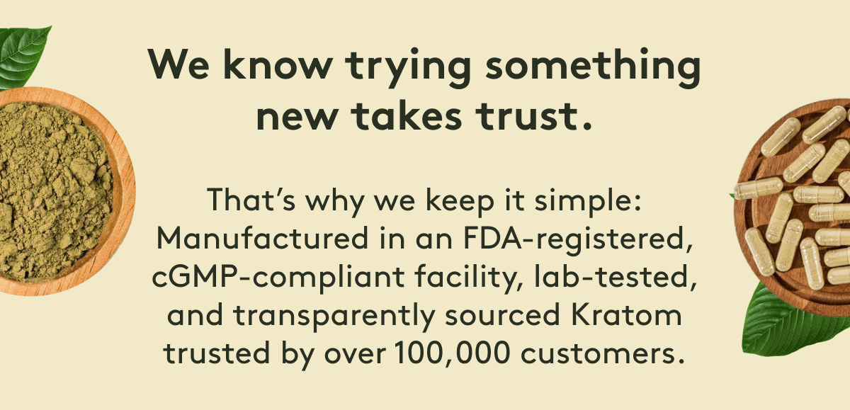 We Know Trying Something New Takes Trust.