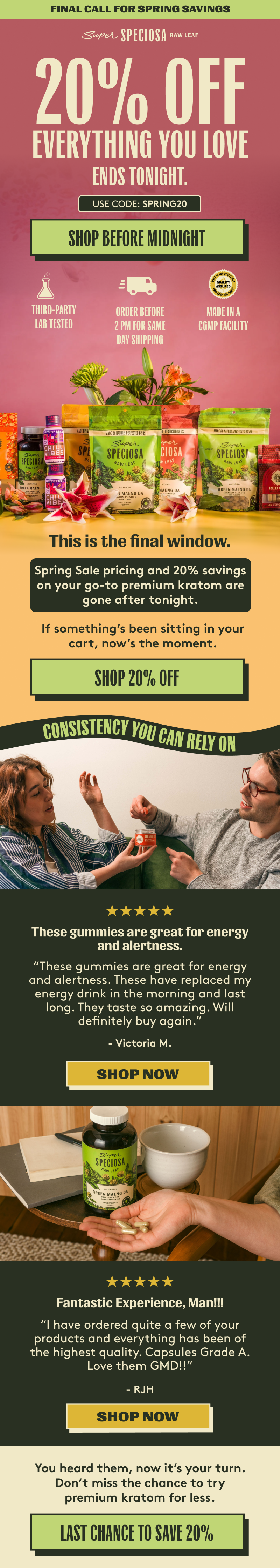 25% off Signature Reserve