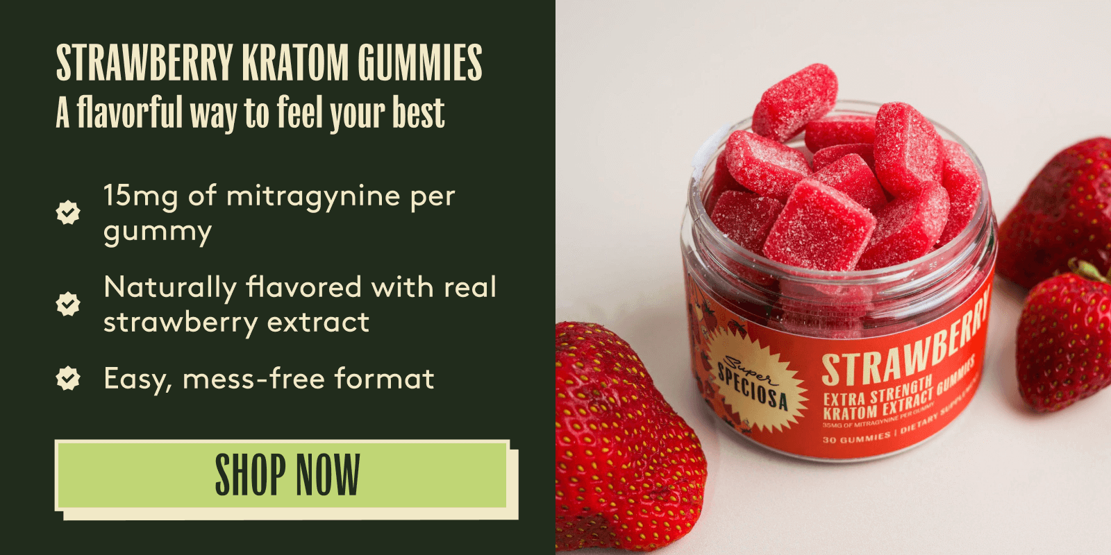 Strawberry Kratom Gummies