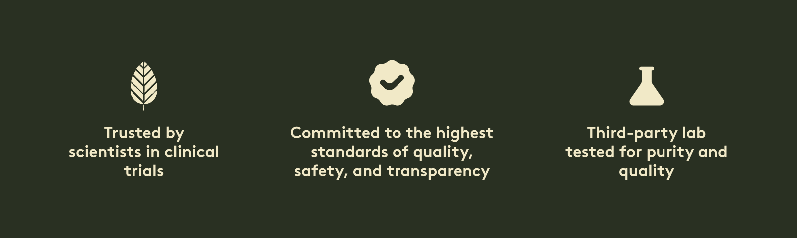 Trusted, Committed, Tested