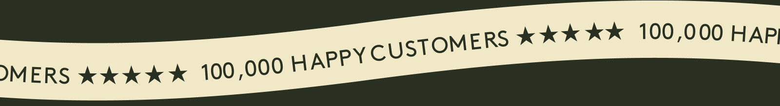 100,000 Happy Customers