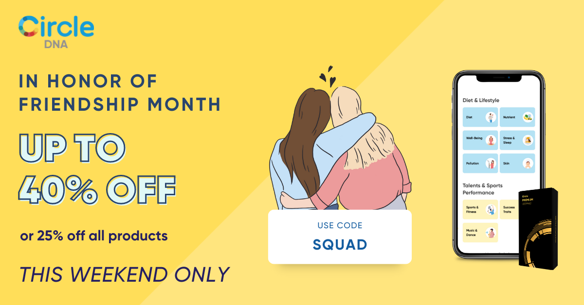 The Gift of Health, for You and Your Friend Circle DNA