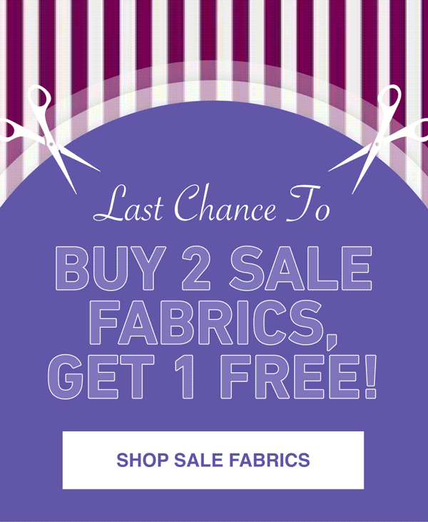SALE FABRICS: Buy 2, Get 1 Free