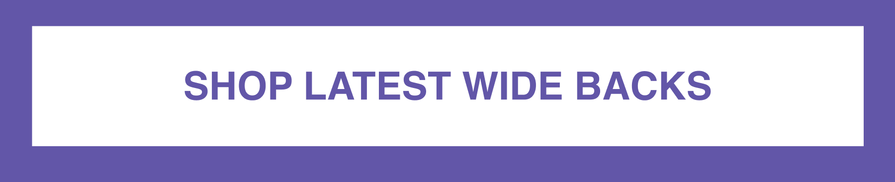 It's Wide Back Wednesday