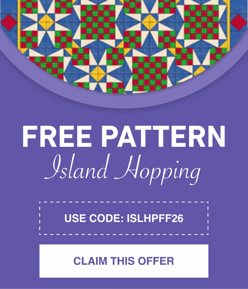 Free Aloha Pattern For You! Use code: FMALO50