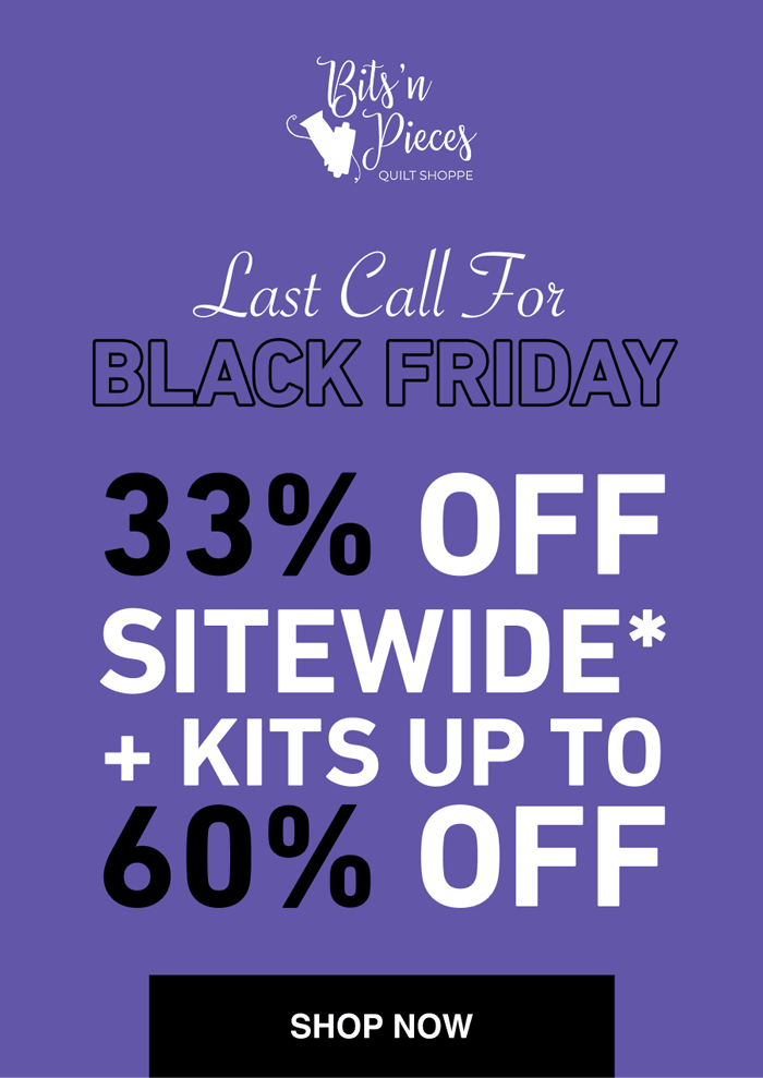 LAST CALL FOR BLACK FRIDAY