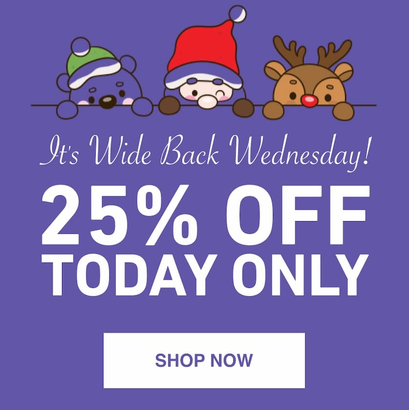 It's Wide Back Wednesday!