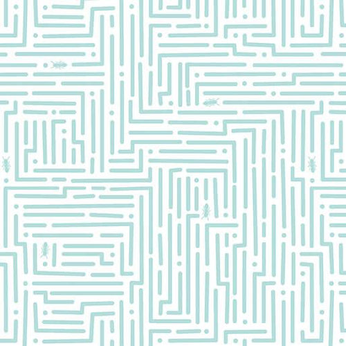 Lucky Bugs Mazing - Sky/White