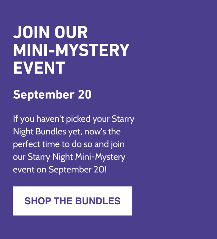 Join Our Mini-Mystery Event