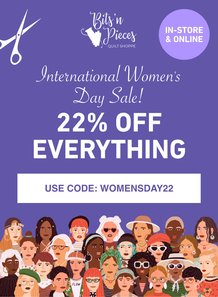 International Women's Day Sale! 22% OFF EVERYTHING
