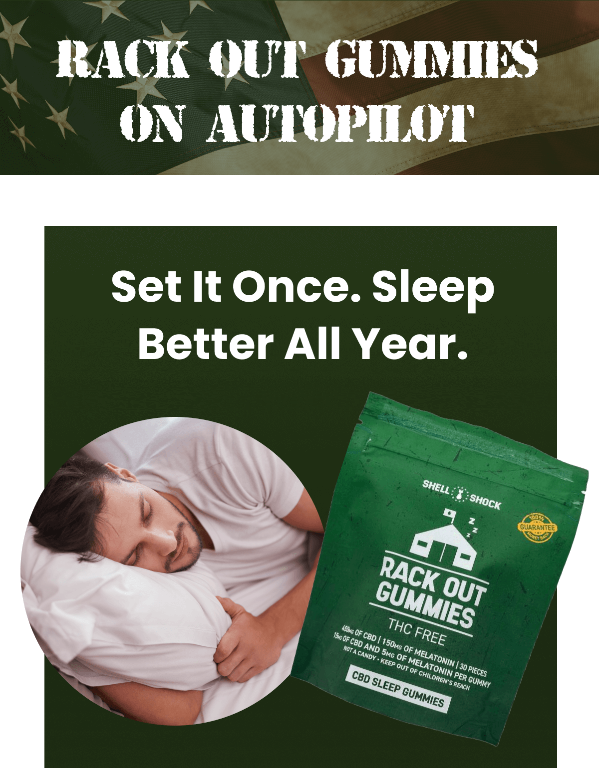 Rack Out Gummies on Autopilot | Set It Once. Sleep Better All Year.