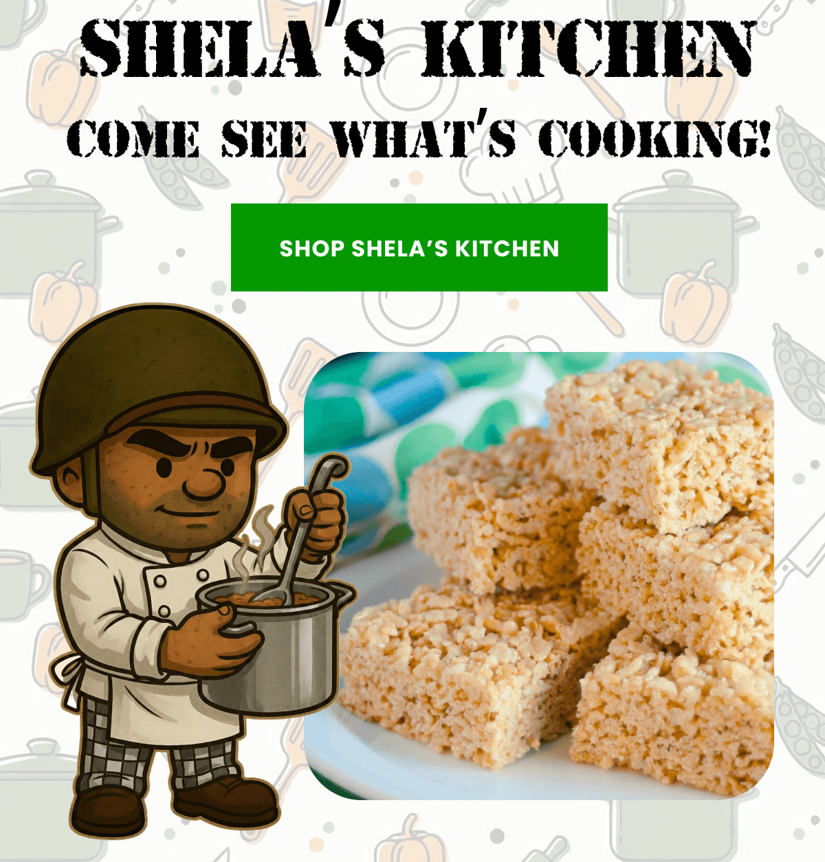 Shela’s Kitchen | Come See What’s Cooking! | Shop Shela's Kitchen