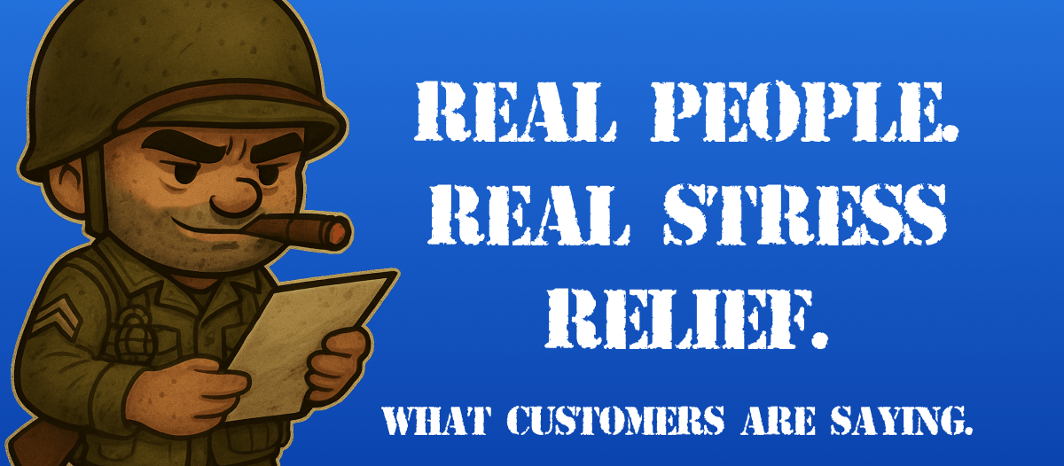 Real People. Real Stress Relief. | What customers are saying.